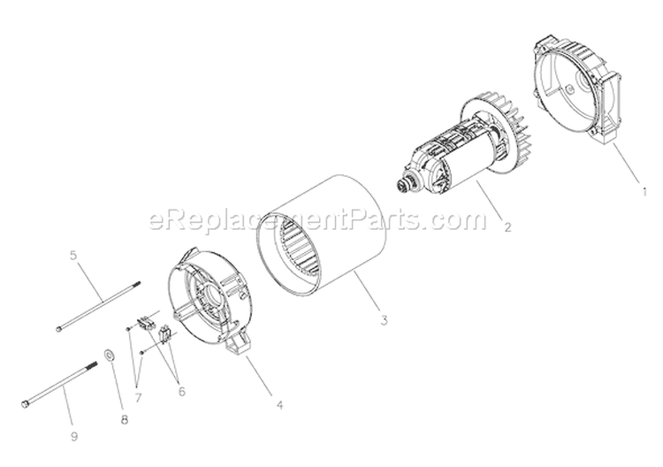 Page D Diagram and Parts List for  Briggs and Stratton Generator